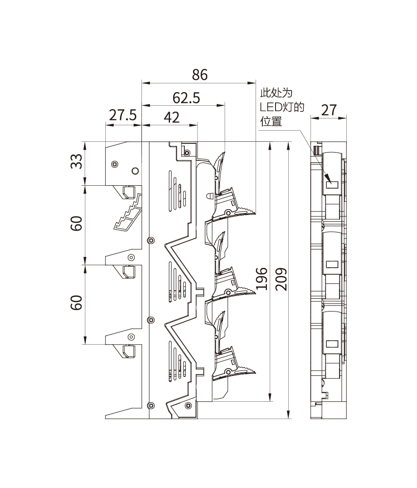 DNH18-32母线式熔断器式隔离开关尺寸图_DN56231-DN56232.jpg